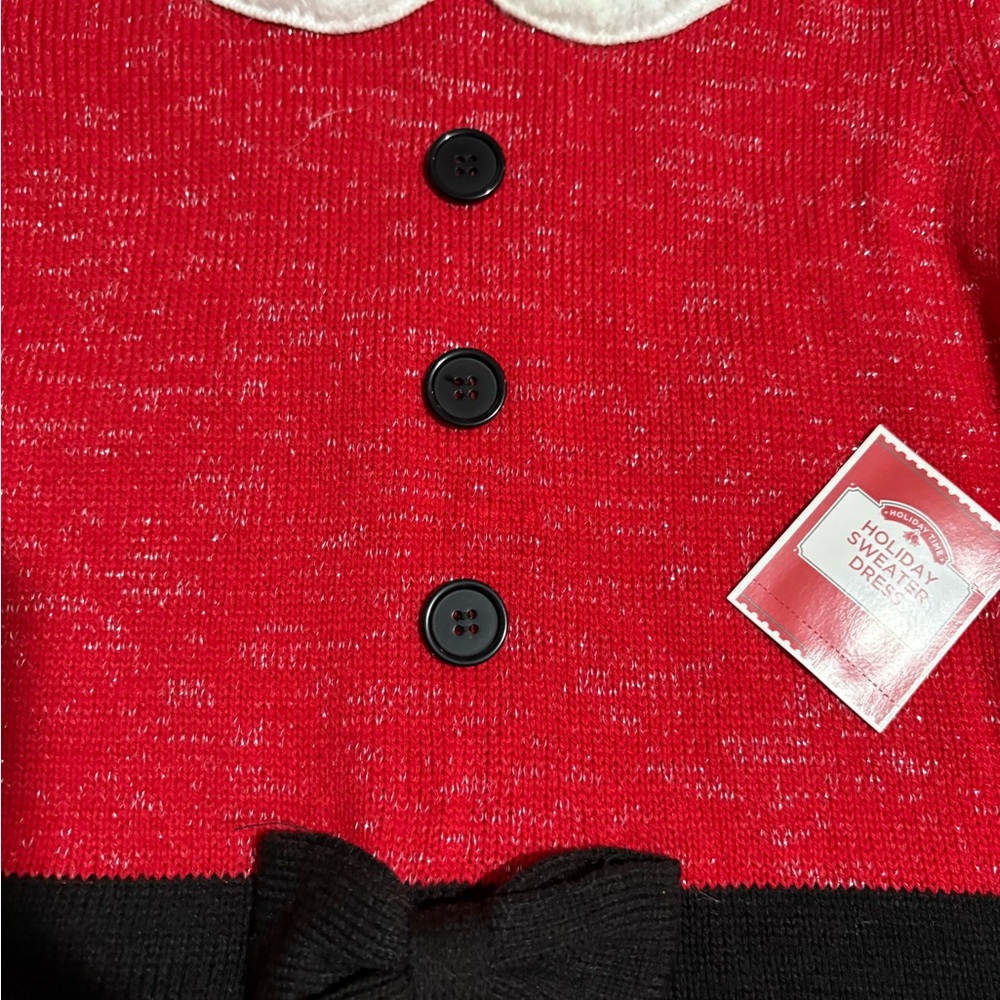 Holiday Day Time Red Christmas Dress - Picture 3 of 5